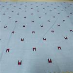100% Cotton Textile Fabric Bright And Clean Surface Brightly Colored