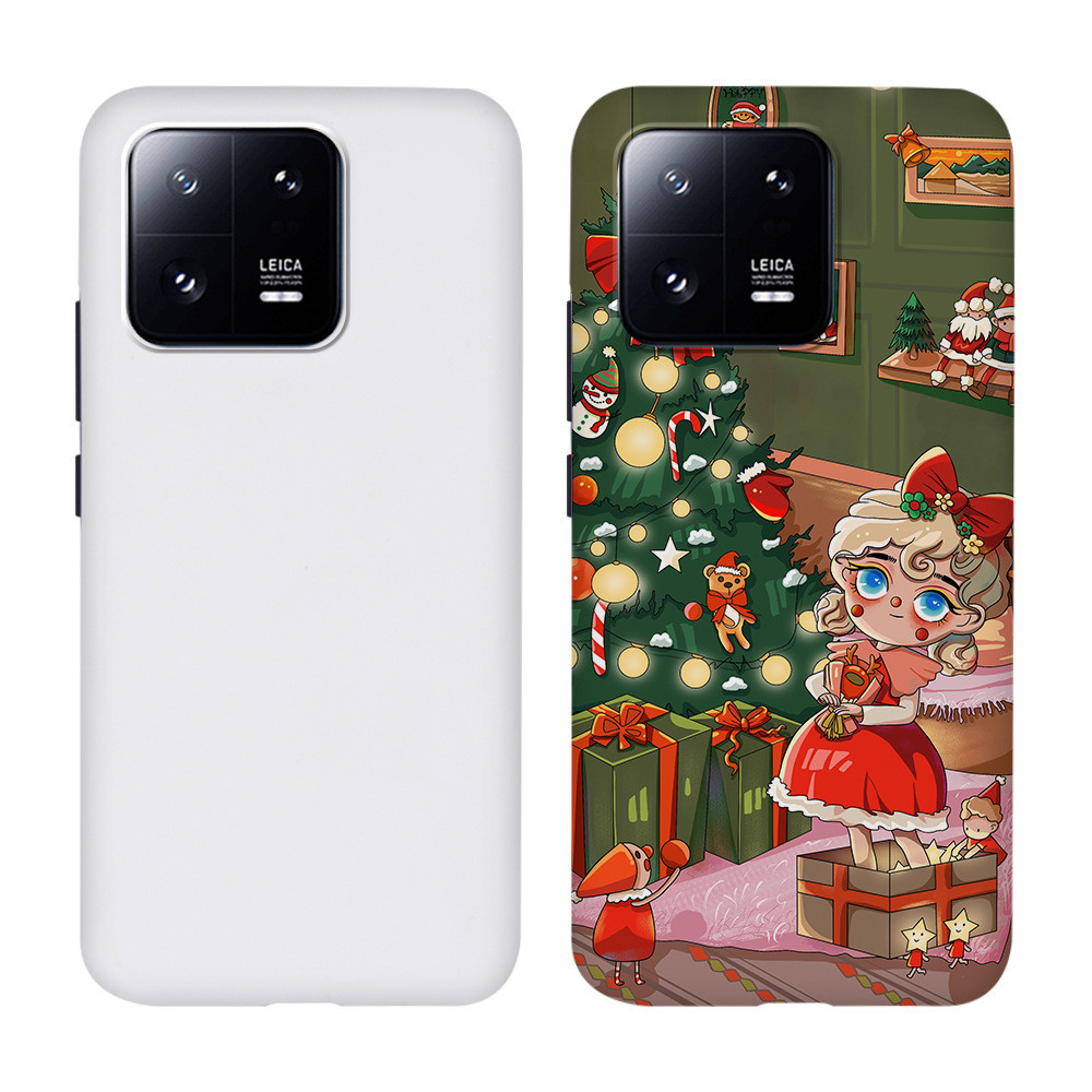 2 In 1 Hard Blank Coated Sublimation Mobile Cover For Xiaomi 13 Series TPU PC Coated Sublimation Case