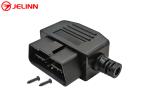 OBD 2 OBDII Housing and Male Connector With Straight Pin and Screws