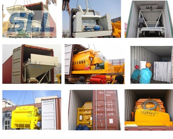 AC380v / 50hz Mobile Concrete Batching Plant Easy Installation / Remove