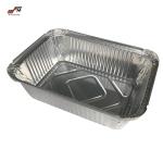 OEM Rectangular Foil Trays Disposable Aluminum Container For Restaurant