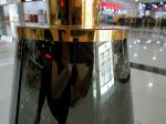 Stainless Steel Nordic 70cm Round White Marble Side Table