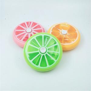 China 7 days rotation pill box round pocket size wholesale