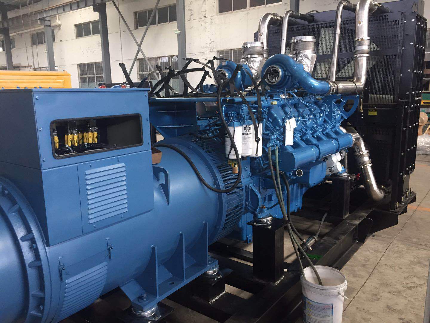 Large School Backup Emergency Power Supply ISO9001 800KW Weichai Diesel Generator for Customers' Request
