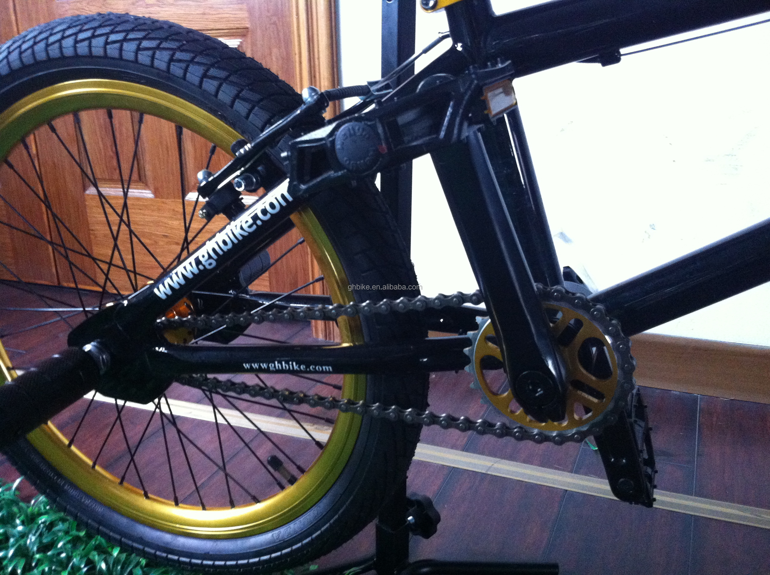 Velo PU Seat 20"x2.25 Kenda Street OEM Gold Color BMX Bike for Single Speed Gears