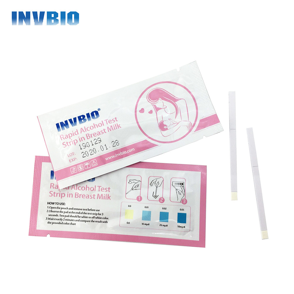 Baby Safety During Suckling Period Breast Milk Test Strip Alcohol Concentration Test