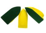 55*120mm Green Fleece Automotive Nano Cleaning Brush For Car Seat Glass Cleaning
