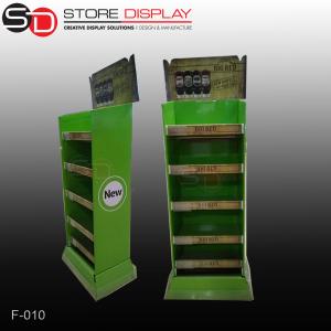 China custom FMCG floor display stand with four tiers wholesale