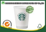 Single Wall Branded Paper Coffee Cups Food Grade Full Colour Printing
