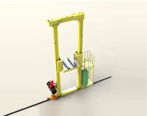 China Customized Height Heavy Stacker Crane Warehouse Dual Single Mast wholesale