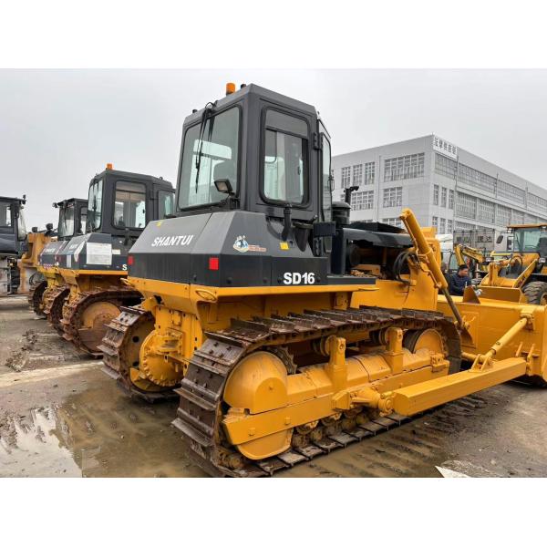 SHANTUI SD16 Used Crawler Bulldozer Low Maintenance Second Hand Dozer