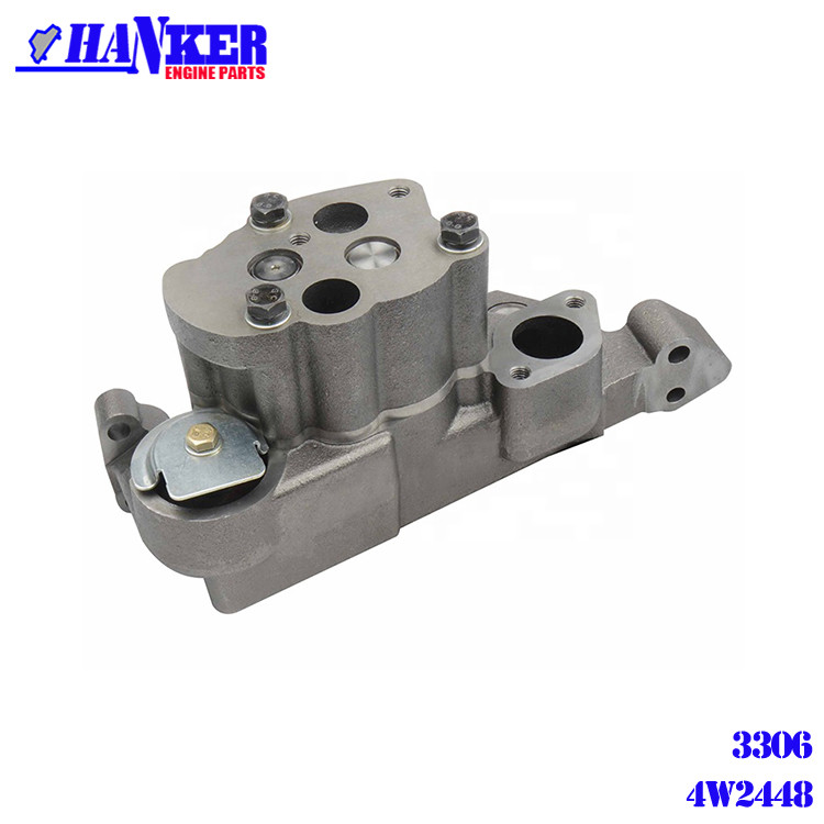 3306 Diesel Engine Oil Pump 4W2448 1611343 Excavator Spare Parts