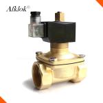 2W-160-15B Water Filter Solenoid Valve Stainless Steel Brass Pilot Operating