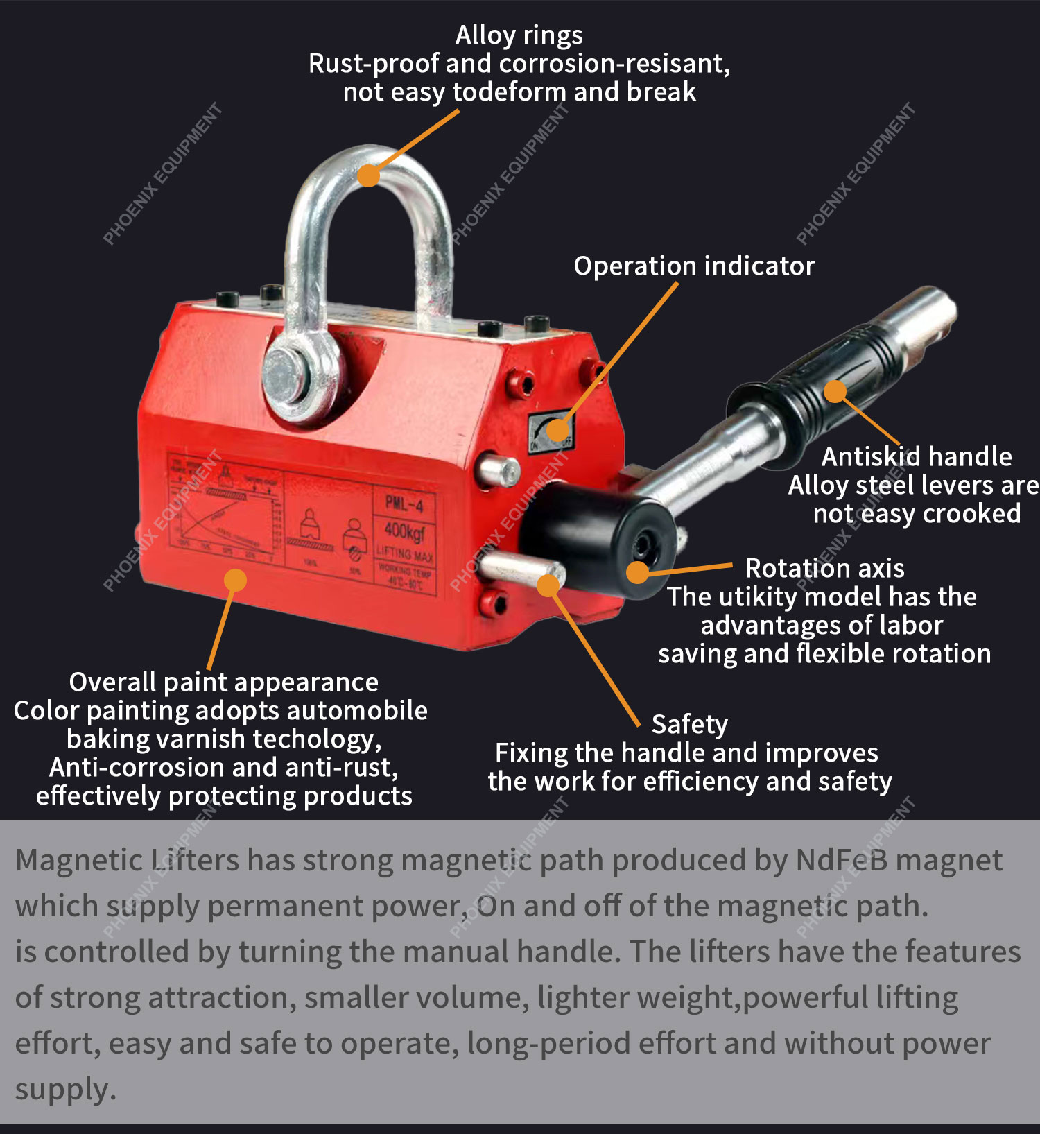 GD-600 Magnet Lifter Machine for Steel Plates of Different Thickness and Length