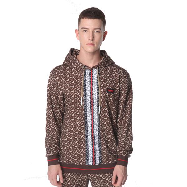 Polyester / Cotton Athletic Oversized Hoodie Streetwear Heavyweight