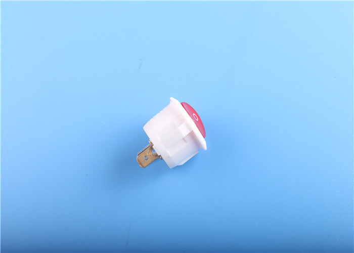 UL CQC Approved Dpdt Round Rocker Switch With Silver Plated Contact