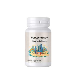China Hyaluronic Acid Marine Collagen 120 Capsules Supports Healthy Hair Skin Nails Nutrition wholesale
