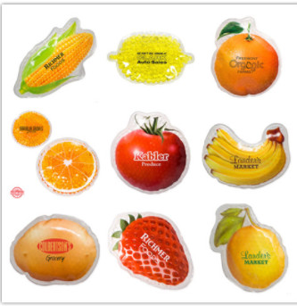 Cute Custom Ice Packs Fruit Art Popular Rehabilitation Therapy Hot And Cold Packs