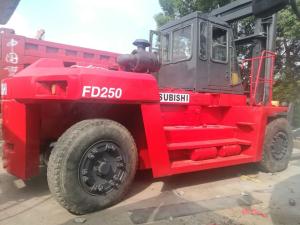 China FD250 25T Second Hand Fork Trucks Powered Pallet Truck Transmission wholesale
