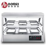 Temperature Controlled Electric Heated Thermal Food Warmer Display with Glass