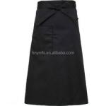 Customized Black Chef Work Wear Anti Wrinkle Economical Friendly