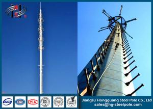 China 4G Polygonal Steel Tubular Telecommunication Towers Hot Roll Steel Q235 wholesale