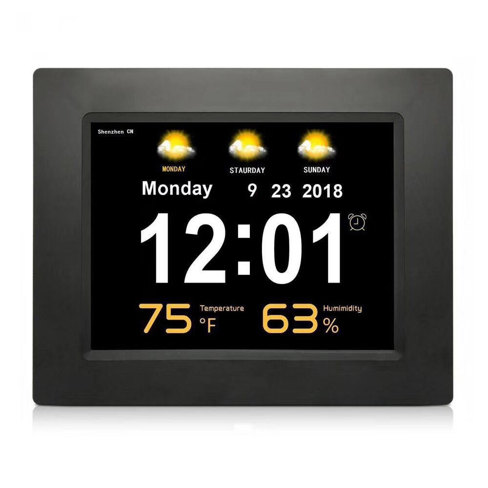 LED Alarm Calendar 1024*768 Wedding Invitation Card