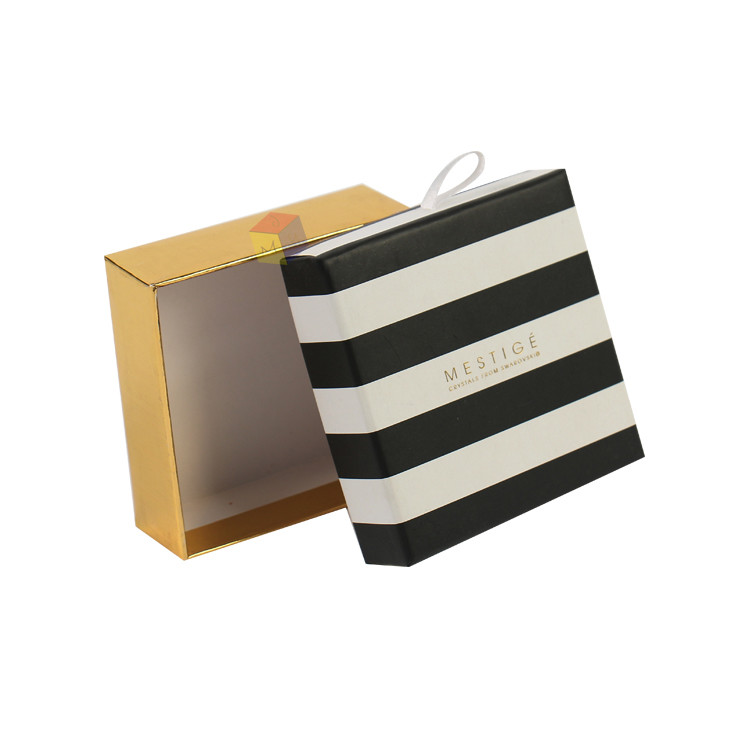 Cheap Custom Logo Small 2 Piece Lid And Base Gift Necklace Paper Box For Jewelry Packing
