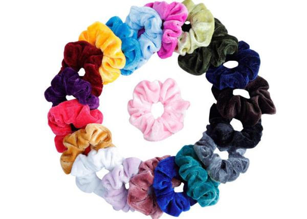 Flannelette hair accessories scrunchies oliver Rose red white Europe United