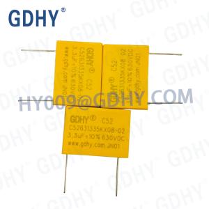 China 3.3uf 630VDC DC Link Coupling Film Capacitor Filter wholesale