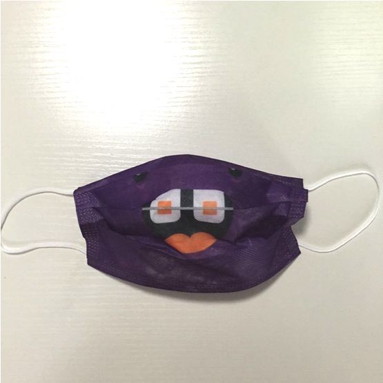 Colorful Printed Medical Face Mask Funny Non Woven Face Mask Mouth Cover