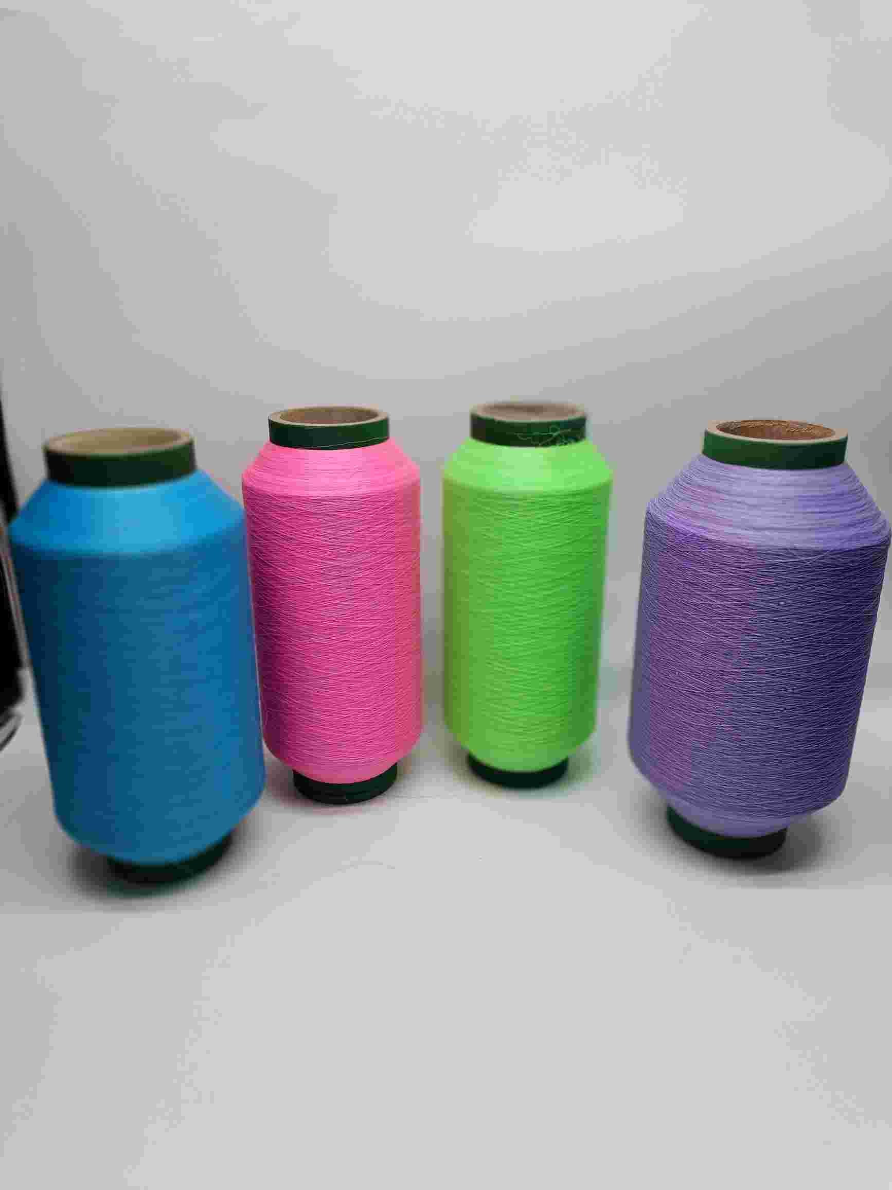 Custom Sewing Machine Reflective Thread Yarn For Embroidery Weaving Clothes Fabric