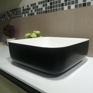 China Square Shape Bathroom Countertop Basin Faucet Mount No Hole CUPC wholesale