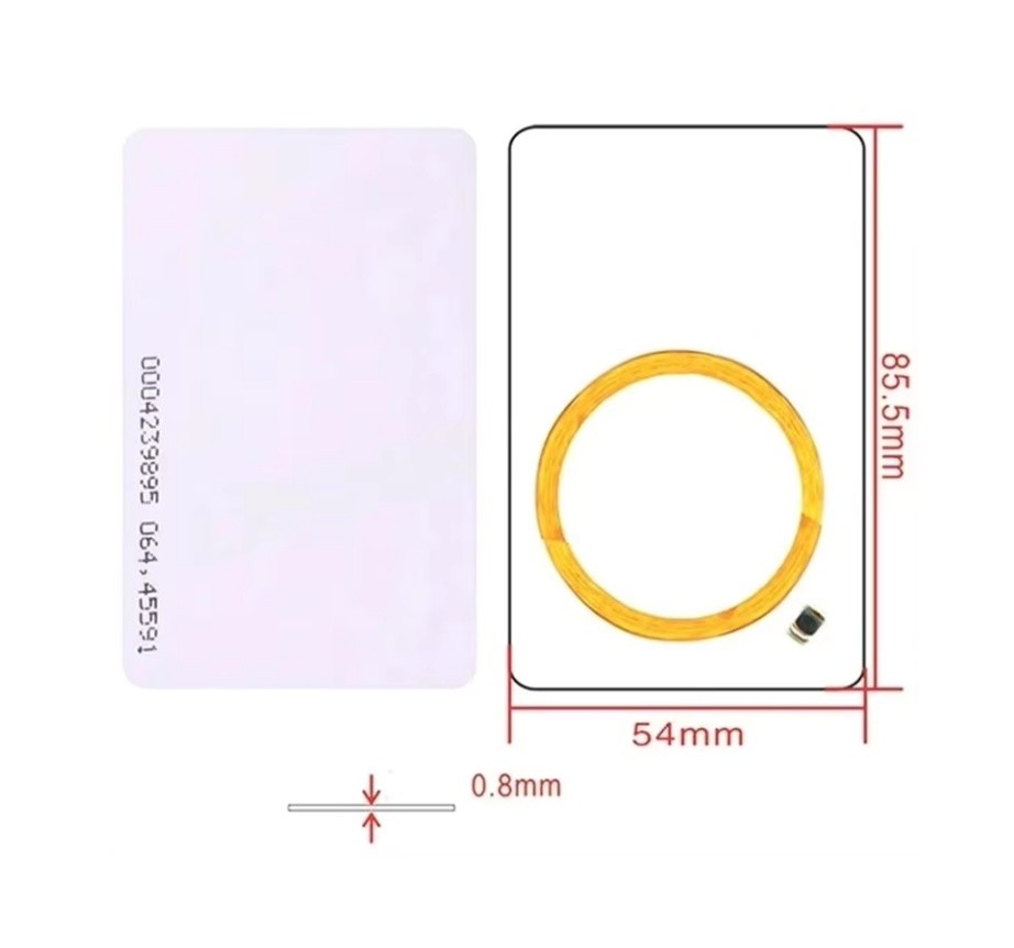 Customized 13.56MHz RFID Smart NFC NTAG 215 Access Control PVC Proximity Cards
