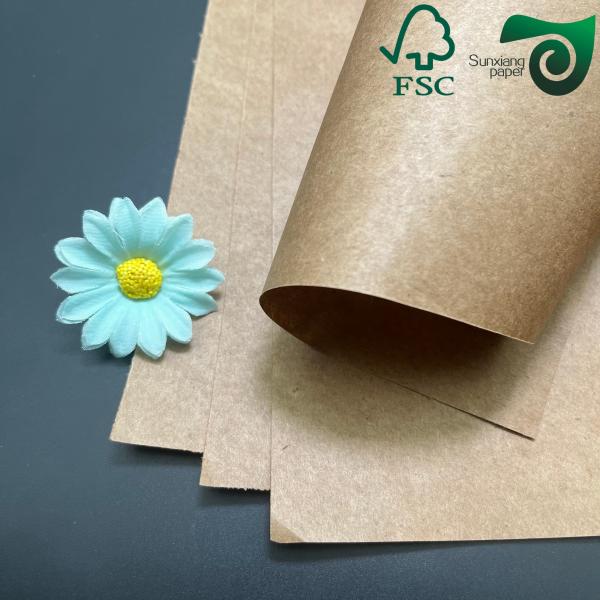 FSC Certified Virgin White Kraft Paper Rolls 150gsm 190gsm Ideal For Paper Bag Production