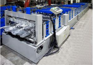 China Metal Deck Roll Forming Machine , Floor Tiles Manufacturing Machines Fully Auto wholesale