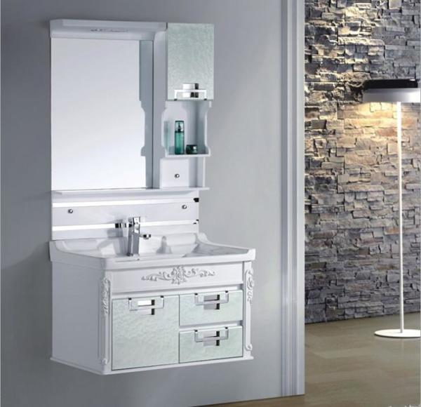80 X48/cm PVC bathroom cabinet / wall cabinet / hung cabinet / white color for