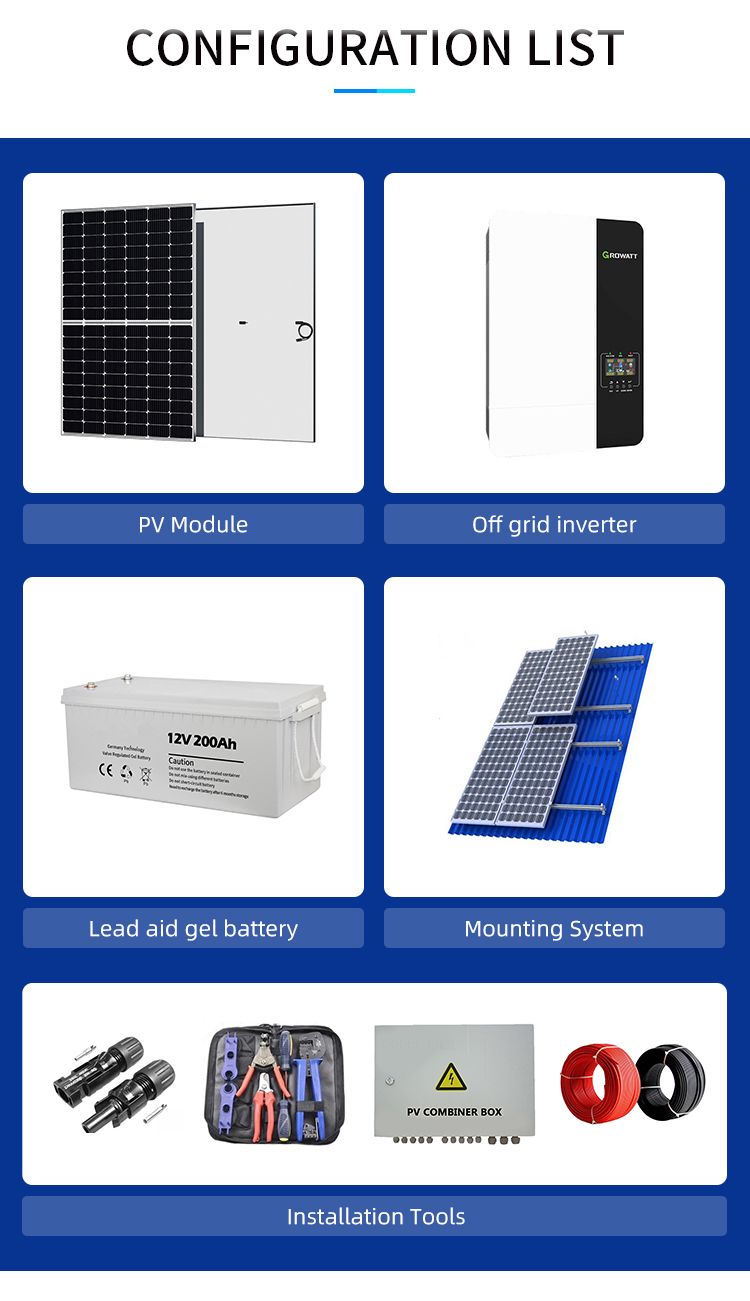 Photovoltaic Off Grid Solar Energy System MPPT Controller Home Use 5KW 10KW