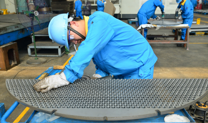 Gr5 Heat Exchanger Titanium Equipment Forged Titanium Tube Sheet ASTM B265 1