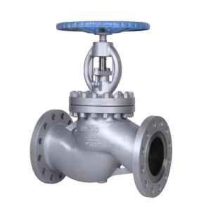 China Hexagon Head Cast Iron 4 inch Flange High Temperature Steam Globe Control Valve PN16 wholesale