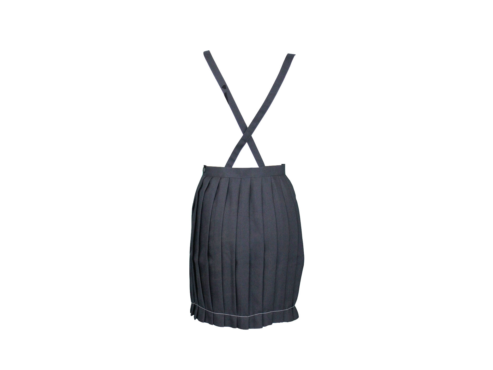 190 GSM 100% Polyester Women Pleated Skirt With Adjustable Straps And Buckles