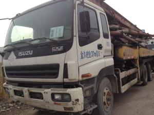 China 2005 SANY concrete pump 36m isuzu truck used concrete pump wholesale