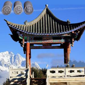 China Asian Style Eaves Roof Tiles Terracotta Material For Chinese Gazebo Siheyuan wholesale