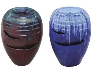 China Red Ceramic Fountain, Ceramic Pots GW8745 // Outdoor or Indoor used wholesale