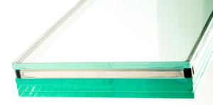 China Purple 10mm Green House Laminated Glass Uv Protection , Sound Insulated wholesale
