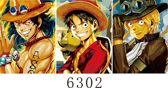 One Piece 3D Lenticular Poster Animation Characters Luffy And Zoro Prints