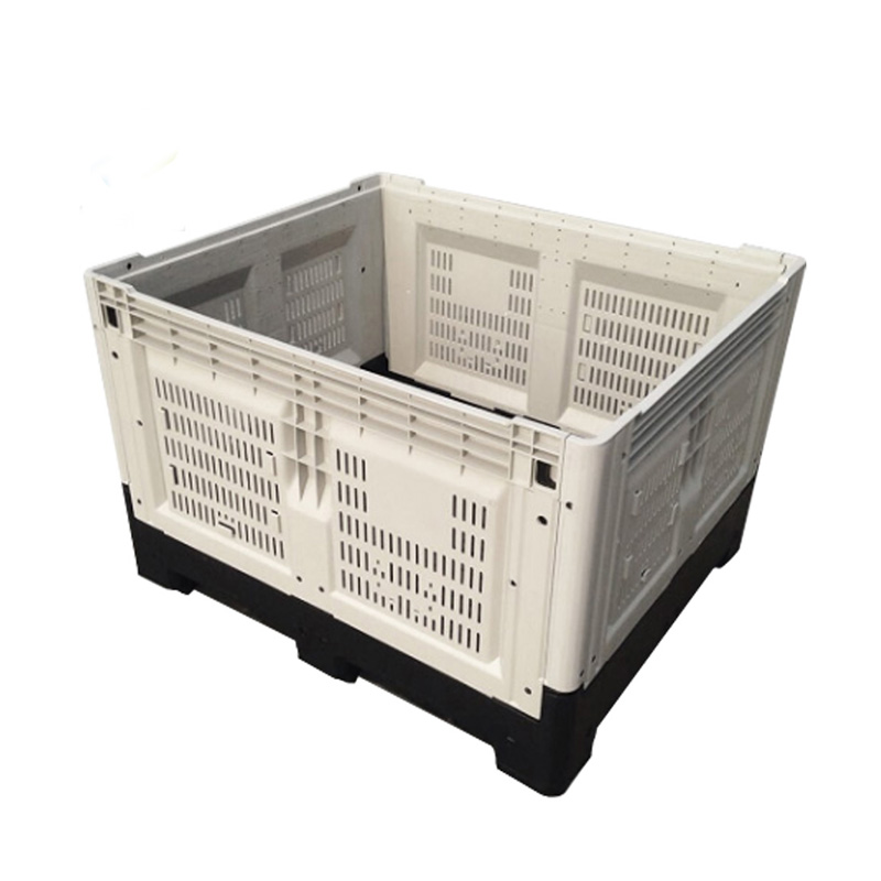 Large Bulk stacking plastic palle boxes used plastic pallet bins and container