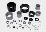 Black Sintered NdFeB Neodymium Magnet Epoxy Plated Multi Pole Bonded