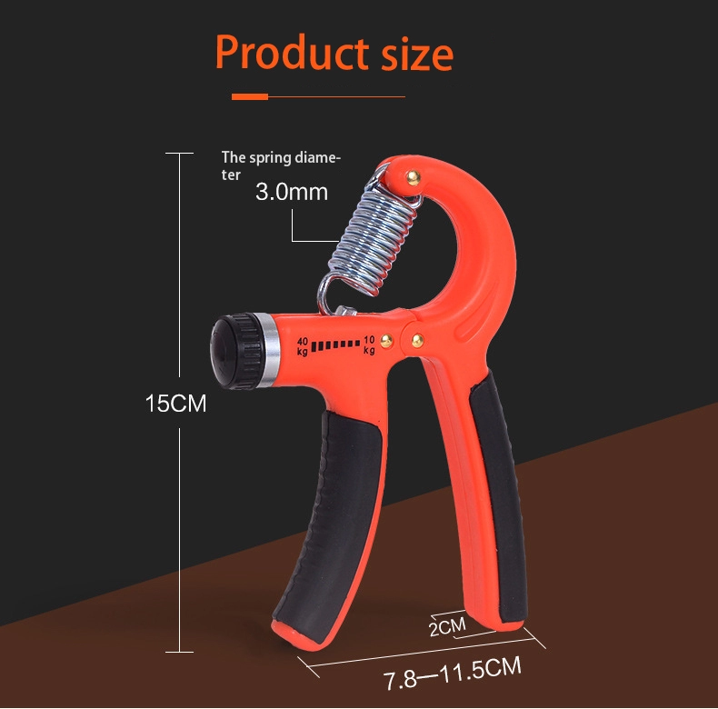 2.2cm 10kg Grip Exercise Machine Adjustable Hand Grip Strengthener