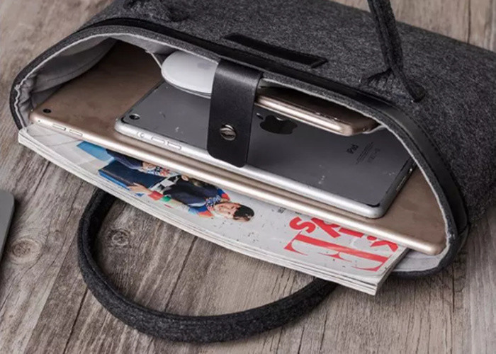 Durable Business Laptop Briefcase Washable Conference Felt For Men Women